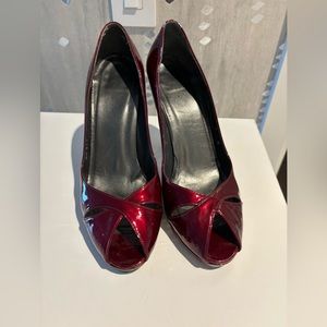 Stuart Weitzman Red Patent heels size 8